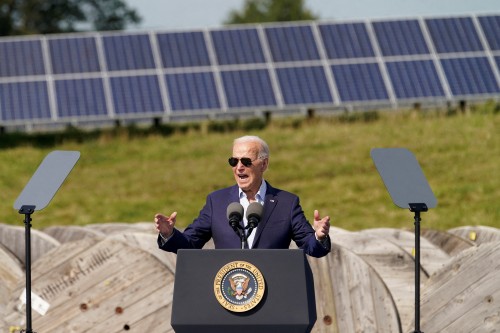 Biden pushes out over $100 billion in clean energy grants as term winds down